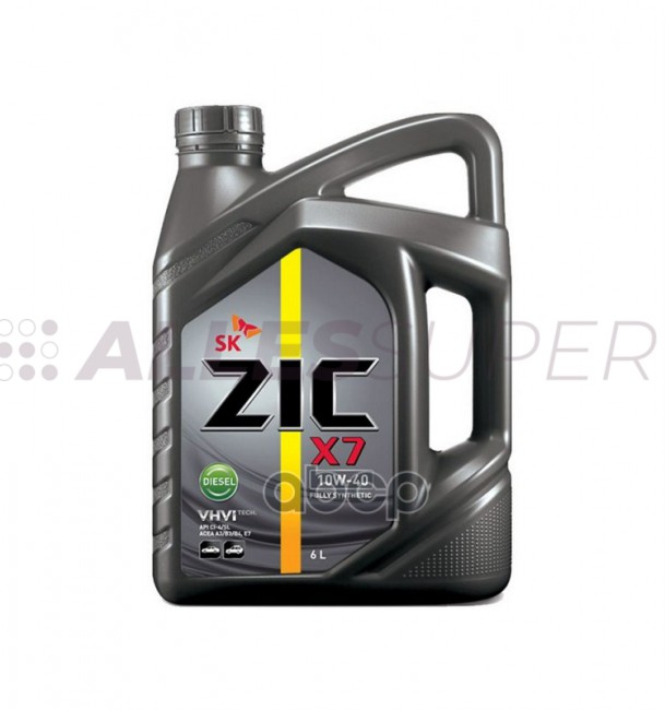ZIC Масло моторное  X7 Diesel 10W40 CI-4   (синт.) 6 л.