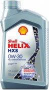 Shell  Helix  HX8 0W30 A3/B4 (1л) Масло моторное 550050027