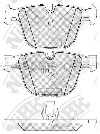 NIBK Колодки тормозные дисковые PN0326