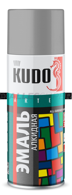 KU-1018  Эмаль универ. KUDO серая