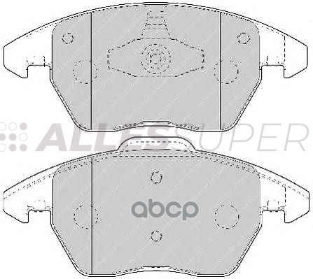 Ferodo FDB1728 Колодки тормозные передние