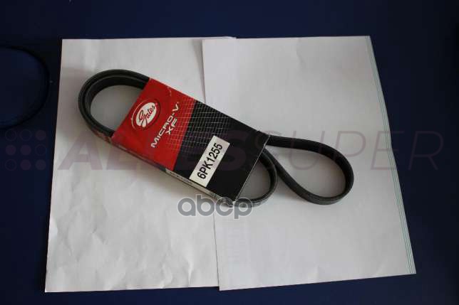 Gates Поликлиновый ремень пр. агрегатов Micro-V 6PK1255