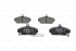 Колодки тормоз. передние BOSCH (BP097) 0 986 424 214 Honda,MB,Rover