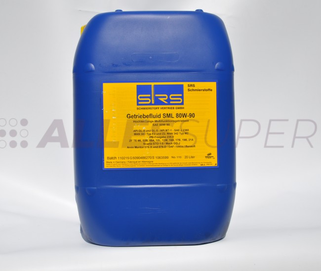 SRS Масло трансм. Getriebefluid SML 80W-90 (GL-4/GL-5) (20 л.)