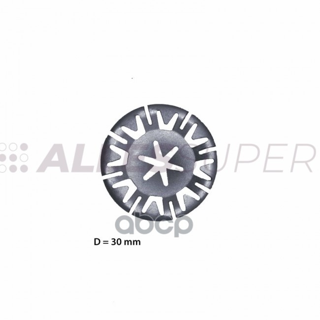 ONE Клипса автомобильная (автокрепеж) 1шт FIX1831