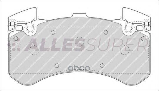 Ferodo FDB4468 Колодки тормозные