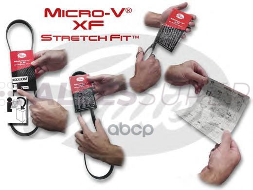 Gates Поликлиновый ремень пр. агрегатов Micro-V 6PK1019SF