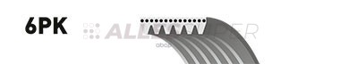 Gates Поликлиновый ремень пр. агрегатов Micro-V 6PK1623