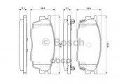 Колодки тормоз. передние BOSCH (BP988) 0 986 494 078 Mazda