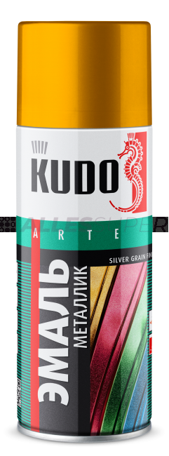 KU-1060 Эмаль универ. KUDO вечное золото металлик 520мл KU-1060 Эмаль универ. KUDO вечное золото металлик 520мл