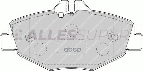 Ferodo FDB1414 Колодки тормозные передние  
