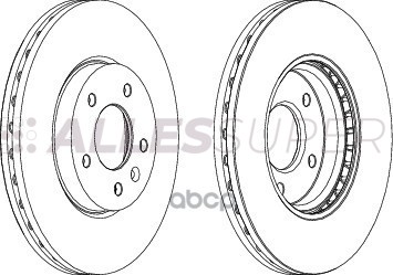 Ferodo DDF1870 Диск тормозной передний (комплект - 2 шт.) 