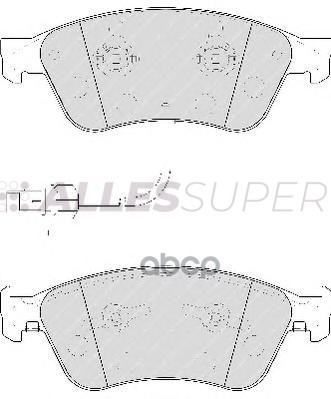 Ferodo FDB1832 Колодки тормозные передние  