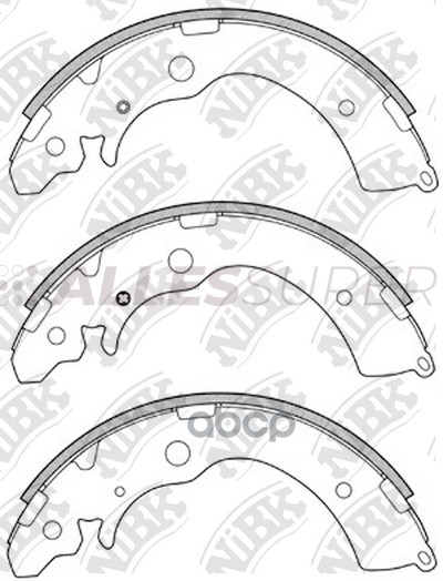 NIBK Колодки тормозные бар. FN5524