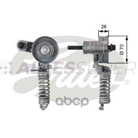 Gates Натяжной ролик пр. агрегатов DriveAlign T38344