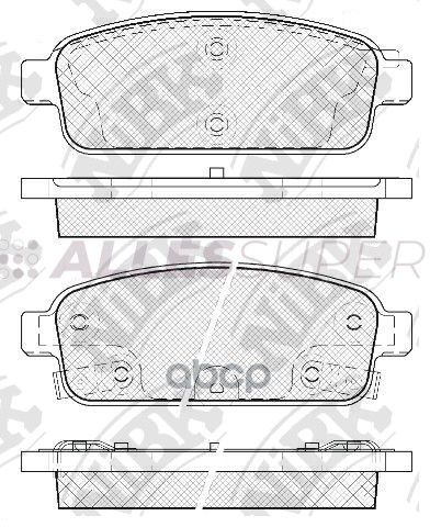 NIBK Колодки тормозные дисковые PN0392