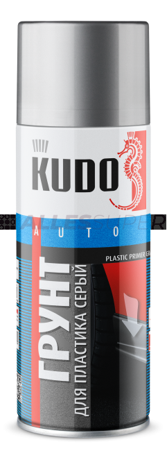 KU-6020 Грунт KUDO по пластику AUTO серый  (520мл.) 