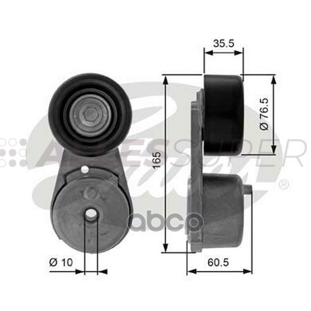 Gates Натяжной ролик пр. агрегатов DriveAlign T38378