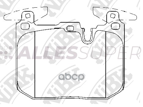 NIBK Колодки тормозные дисковые PN32003