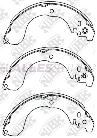 NiBK Колодки тормозные бар. FN1264