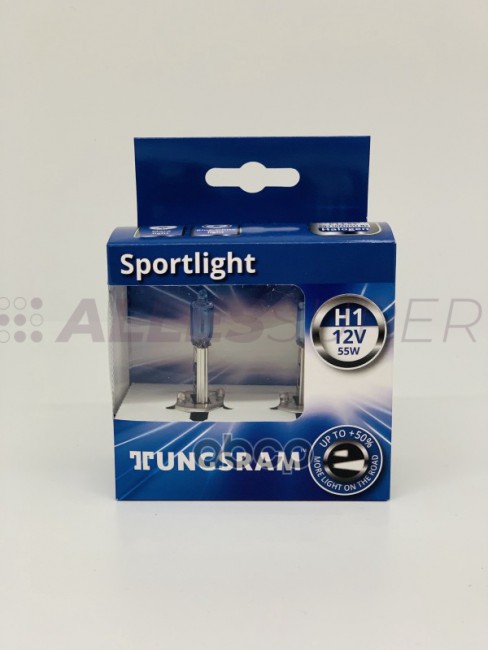 Tungsram 12V Лампа  H1  55W Sportlight компл. 50310NHSU 