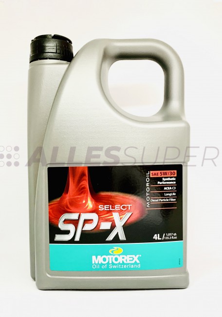 MOTOREX Масло моторное SELECT SP-X SAE 5W/30 (4л)