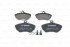 Колодки тормоз. передние BOSCH (BP237) 0 986 494 010 Seat