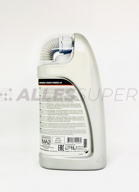 MOTOREX мото масло моторное CROSS POWER 4T 10W/60 (1л.)