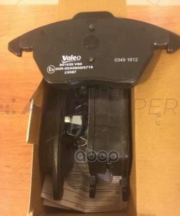 Valeo Колодки тормозные передние к-т 301635