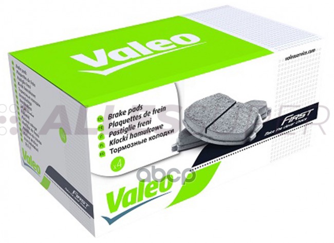 Valeo Колодки тормозные передние к-т 301641