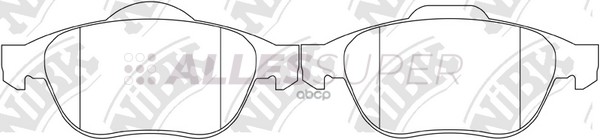 NiBK Колодки тормозные дисковые PN0204