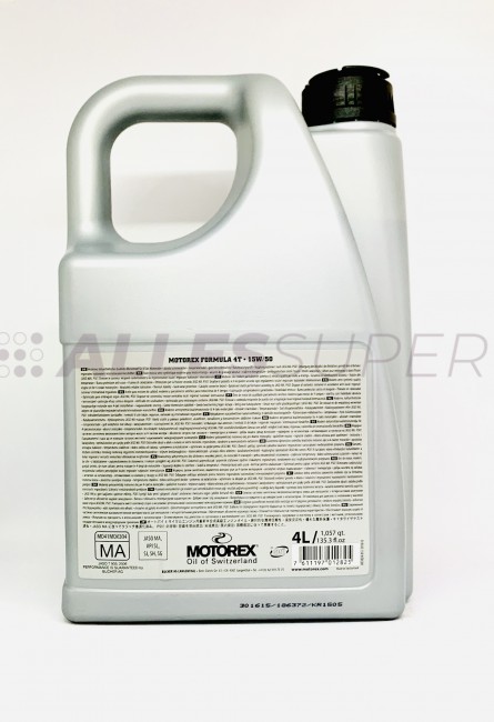 MOTOREX мото масло моторное FORMULA 4T 15W/50 (4л.)