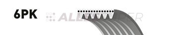 Gates Поликлиновый ремень пр. агрегатов Micro-V 6PK1835