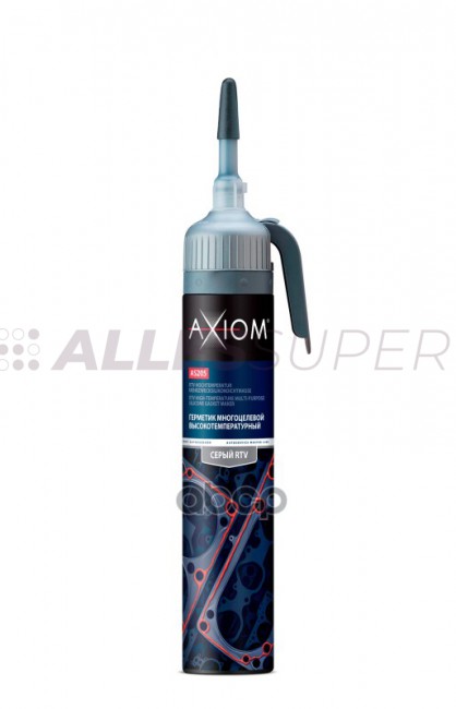 Axiom AS205 Герметик многоцелевой высокотемпературный серый  с автоподачей 200мл 
