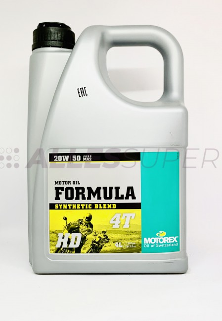 MOTOREX мото масло моторное FORMULA 4T 20W/50 JASO MA 2 (4л.)