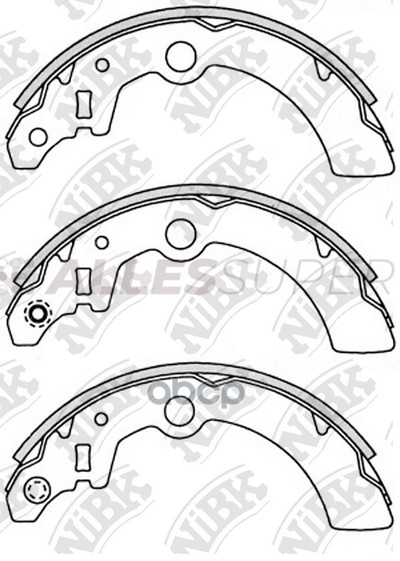 NiBK Колодки тормозные бар. FN9959