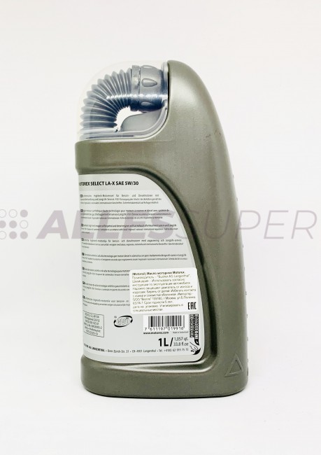 MOTOREX Масло моторное SELECT LA-X SAE 5W/30 (1л)