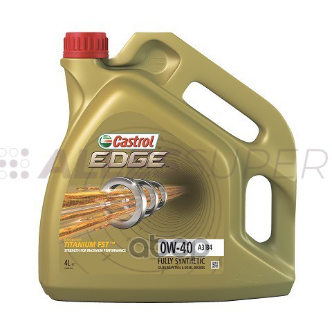Castrol EDGE Titanium FST 0W40 A3/B4 (4L).Масло моторное Castrol EDGE Titanium FST 0W40 A3/B4 (4L).Масло моторное