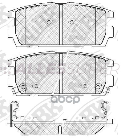 NiBK Колодки тормозные дисковые PN0098