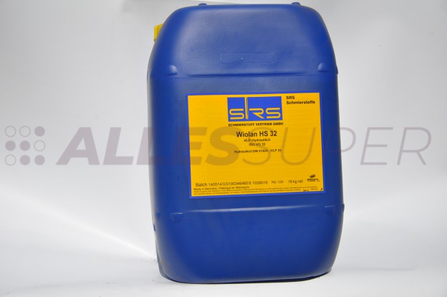SRS Масло гидравлическое Wiolan HS 32 18 кг (20 л) SRS Масло гидравлическое Wiolan HS 32 18 кг (20 л)