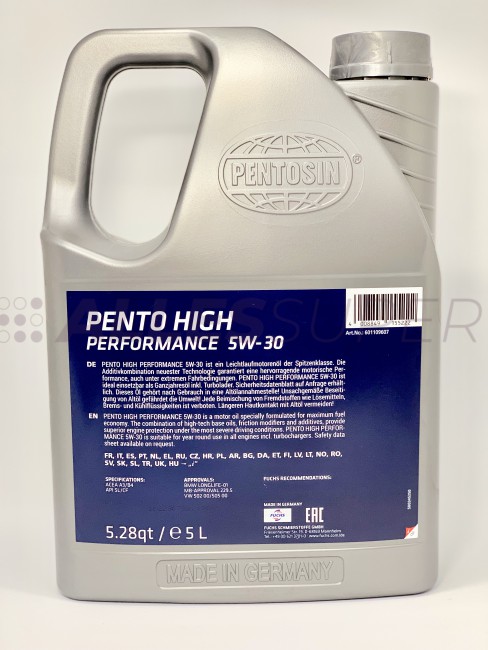 Pentosin масло моторное High Performance 5W-30 (5л)