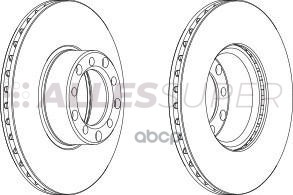 Ferodo DDF1431 Диск тормозной задний (комплект - 2 шт.) 