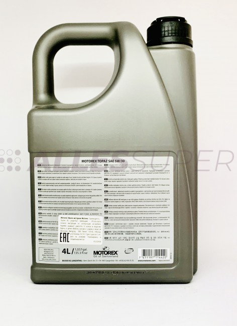 MOTOREX Масло моторное TOPAZ SAE 5W/30 (4л)