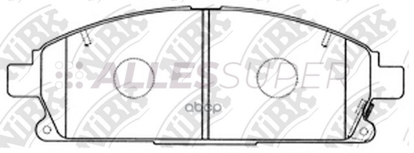NIBK Колодки тормозные дисковые PN2389