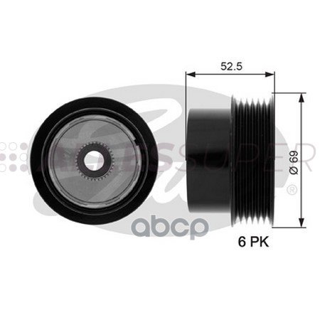 Gates Обгонная муфта генератора DriveAlign OAP7101