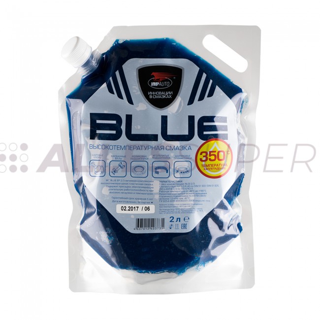 ВМПАВТО Смазка МС 1510 высокотемп.литиевая (blue) 2л дой-пак /1316/ ВМПАВТО Смазка МС 1510 высокотемп.литиевая (blue) 2л дой-пак /1316/