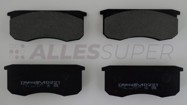 Колодка торм передняя Dafmi "Semi Metallic" D221SM  3160-3501090/Patriot, к-т