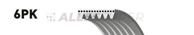 Gates Поликлиновый ремень пр. агрегатов Micro-V  6PK1463